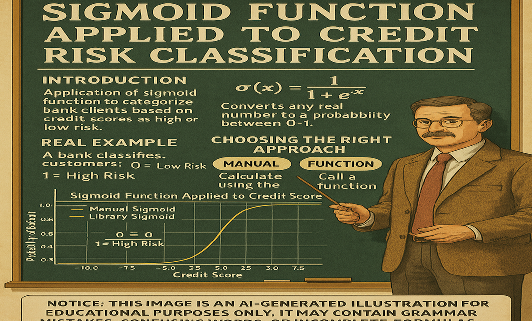 MACHINE LEARNING – Sigmoid Function Applied to Credit-Risk Classification