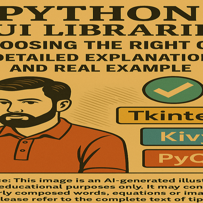 Image of: Python GUI Libraries: Choosing the Right One