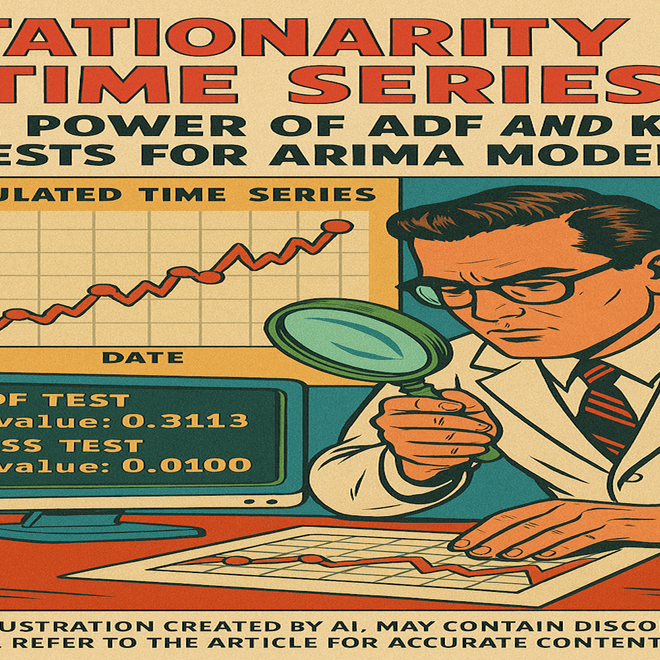 Image of: Stationarity in Time Series: The Power of ADF and KPSS Tests for ARIMA Models