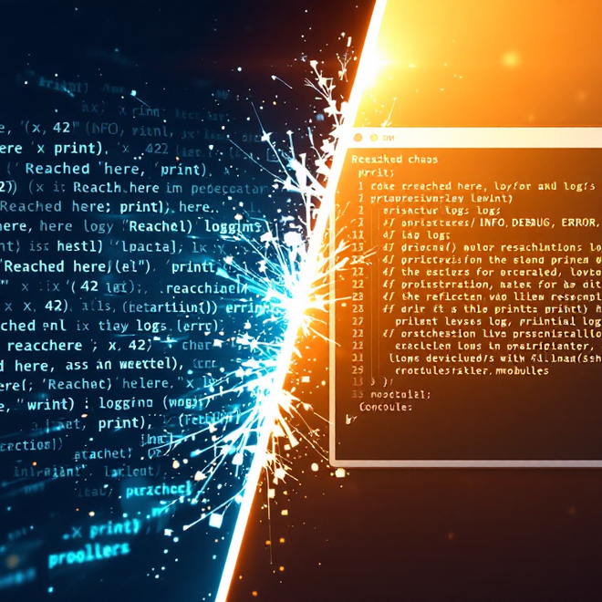 Image of: Python Logging vs Print - Why Logging Is Better for Debugging